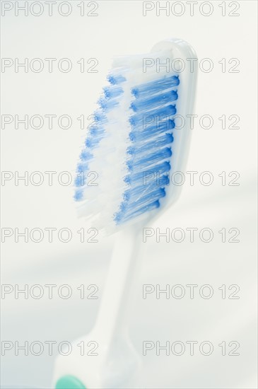 Close up of toothbrush. Photographe : Daniel Grill