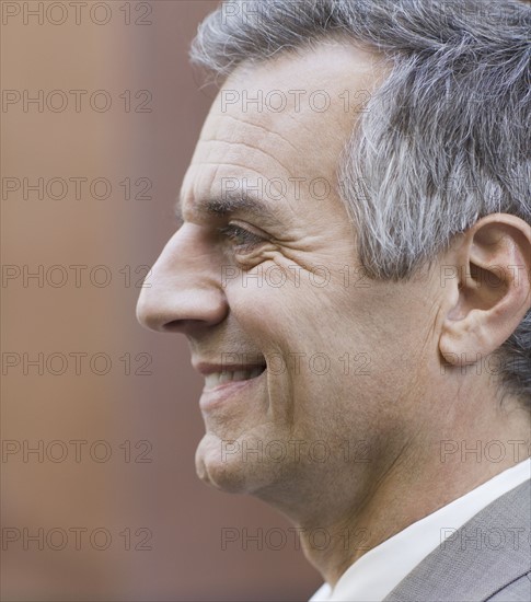 Profile of businessman. Photographe : PT Images