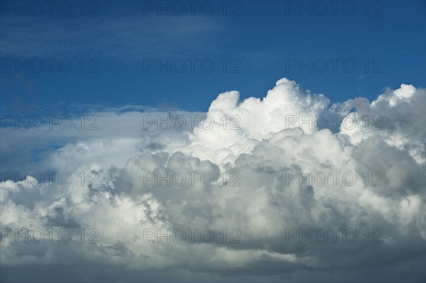 Clouds and blue sky.