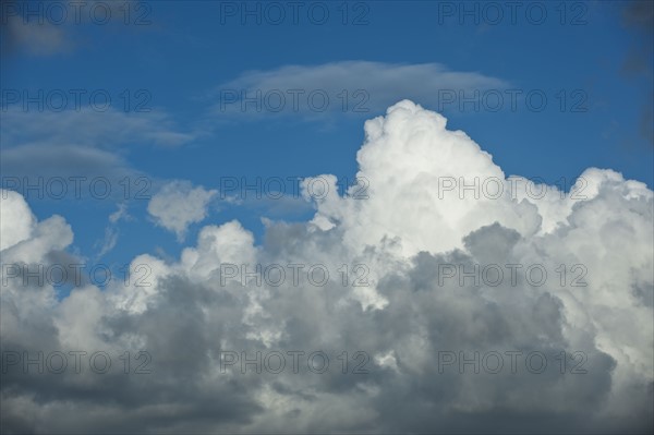 Clouds and blue sky.