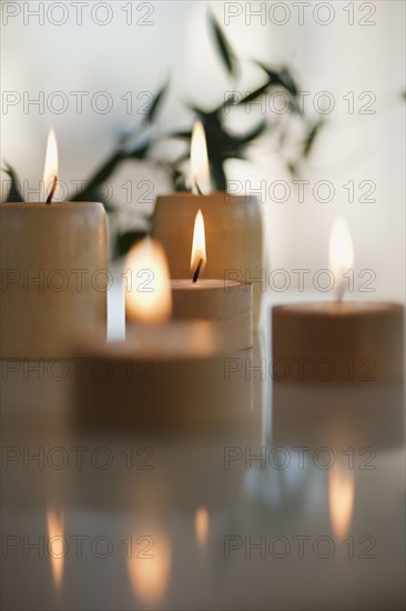 Candles in spa.