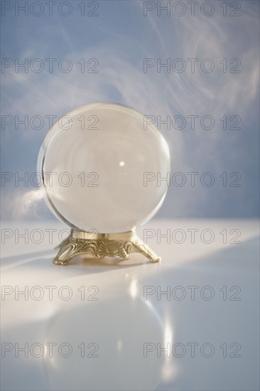 Close up of crystal ball.