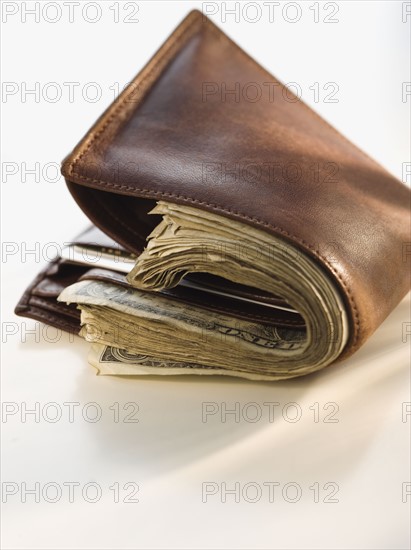 Overstuffed wallet.