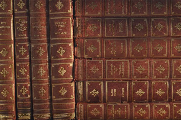 Antique books.