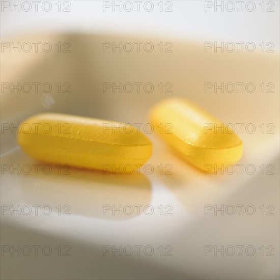 Close up of prescription medicine.