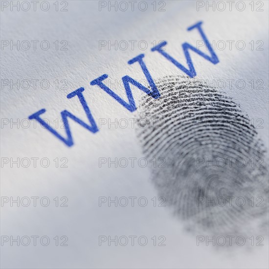 Fingerprint and world wide web acronym.