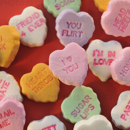 Candy hearts.