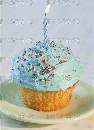 Close up of cupcake. Photographe : Jamie Grill