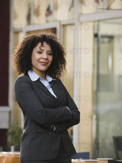 Portrait of confident businesswoman.