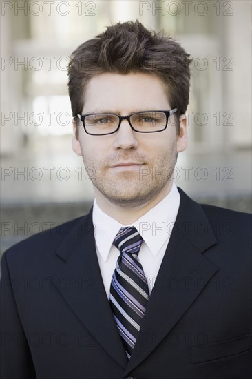 Portrait of businessman. Photographe : PT Images