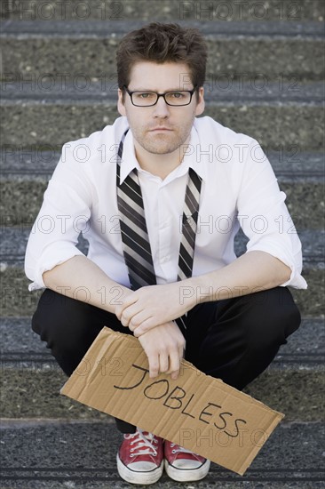 Unemployed businessman. Photographe : PT Images