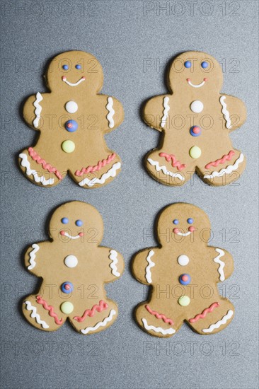 Gingerbread man cookies. Photographe : Kristin Lee