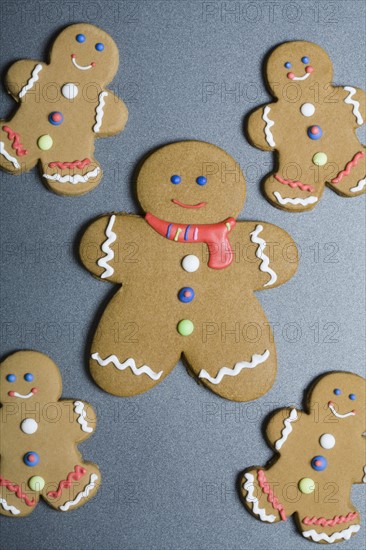 Gingerbread man cookies. Photographe : Kristin Lee