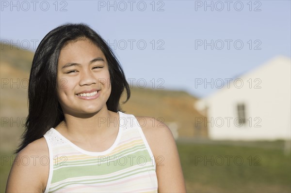 Portrait of teenage girl. Photographe : PT Images