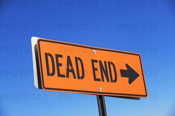 Dead end sign. Photographe : fotog