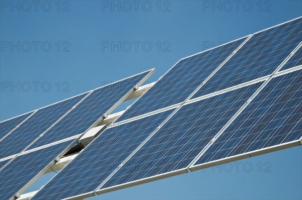 Low angle view of solar panel. Photographe : Daniel Grill