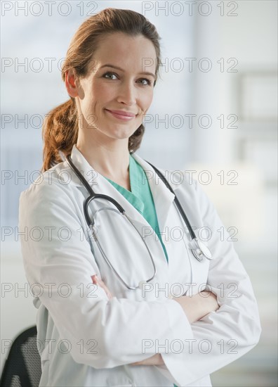 Portrait of female doctor.