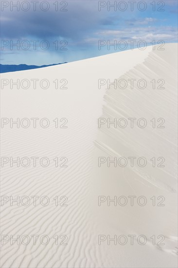 White sand dunes