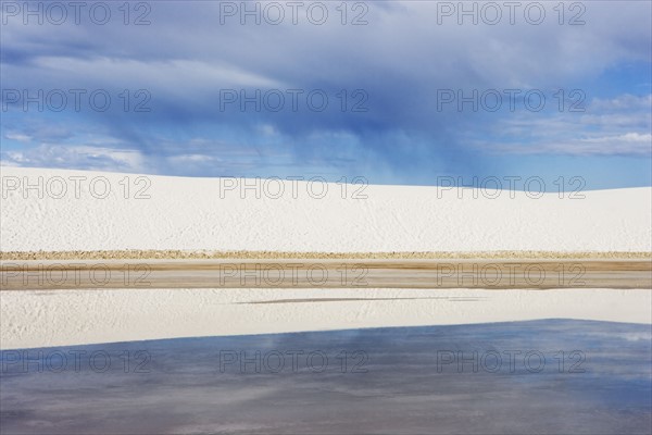 White sand dunes