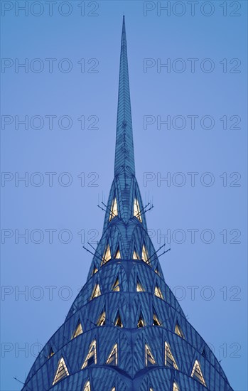 top of Chrysler Building, New York City, New York, USA.