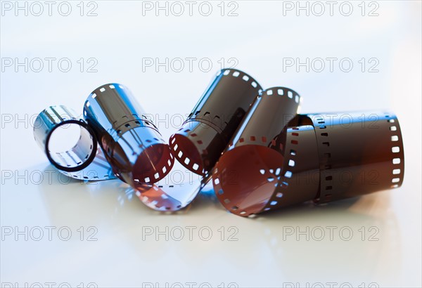 Studio shot of exposed film.