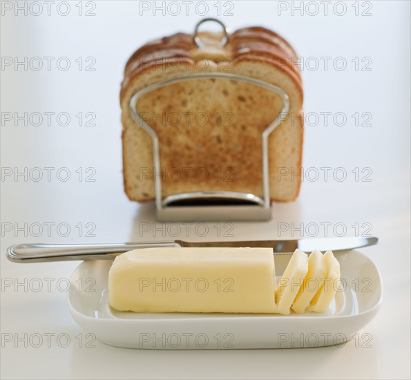 Toast and butter.