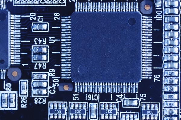 Circuit Board, close-up.