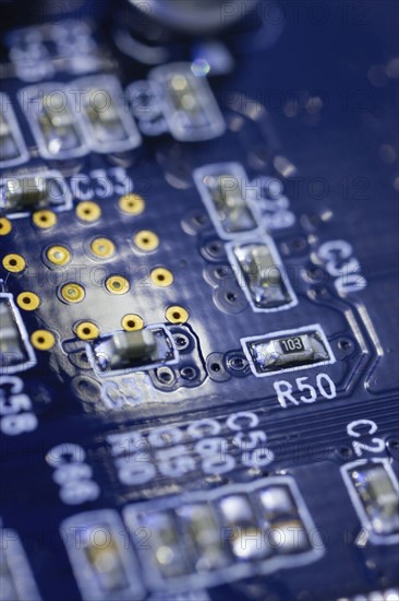 Circuit Board, close-up.