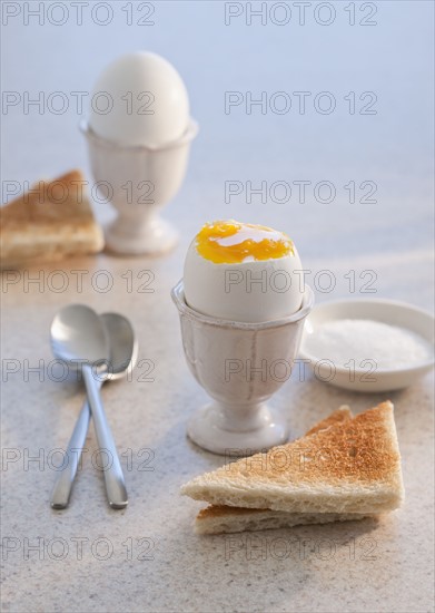 Soft boiled eggs.