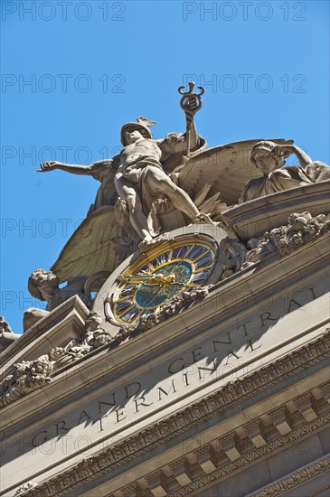 Grand Central Station detail, New York City, New York, USA.