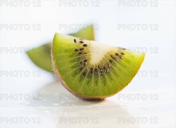 Sliced kiwi.