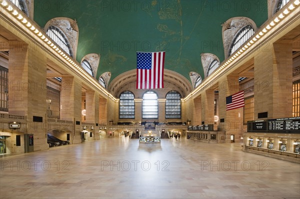 Grand Central Station interior, New York City, New York, USA.