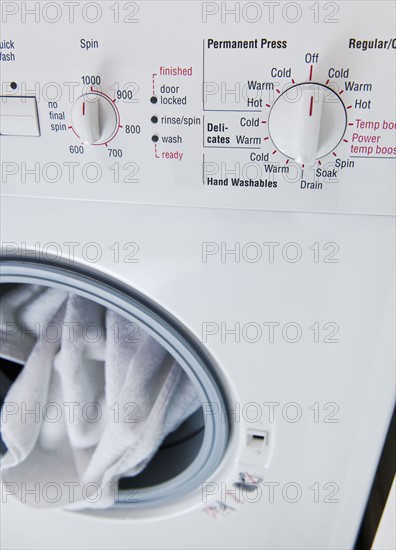 Close up of Dial on Washing Machine.