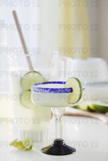 A margarita by a blender