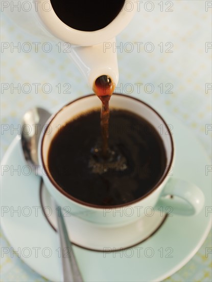 Coffee being poured