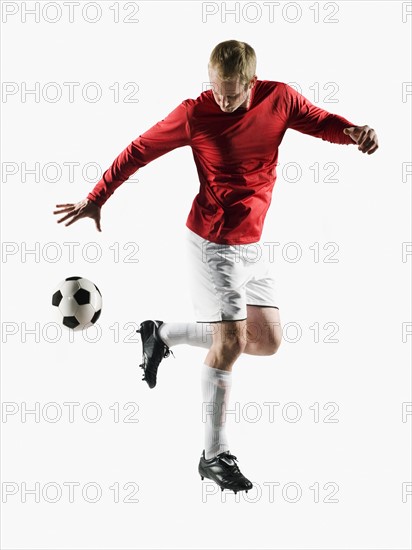 A soccer player