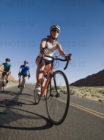 Bikers on the road