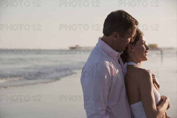 A couple at the beach