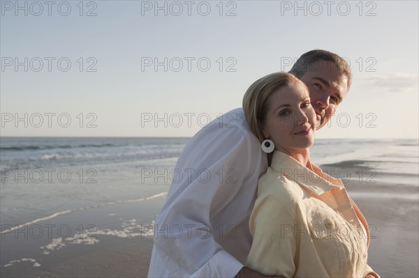 A couple at the beach