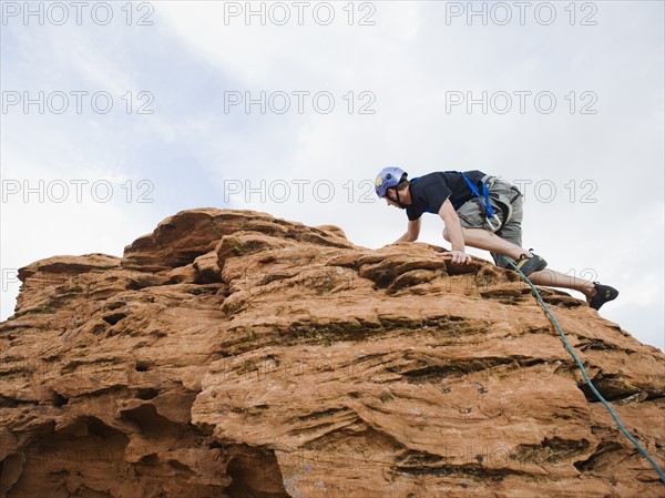 A rock climber at Red Rock