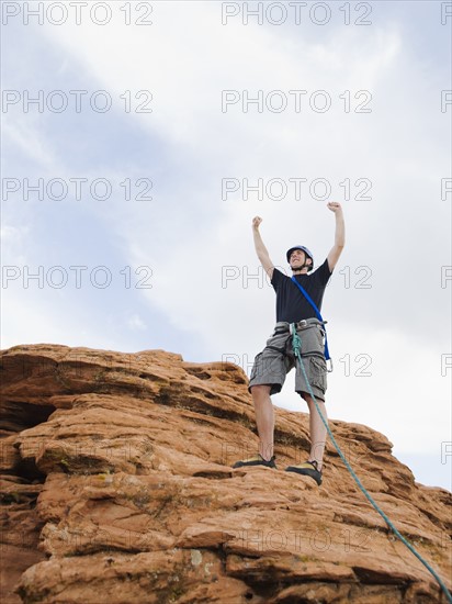 A rock climber at Red Rock