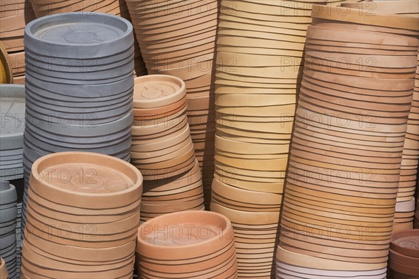 Piles of pots