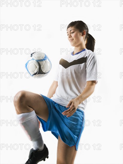 A soccer player