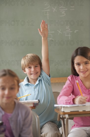 Students in a classroom.