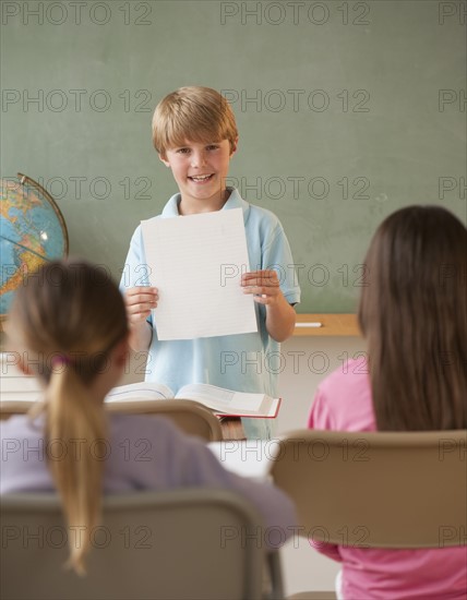 Students in a classroom.