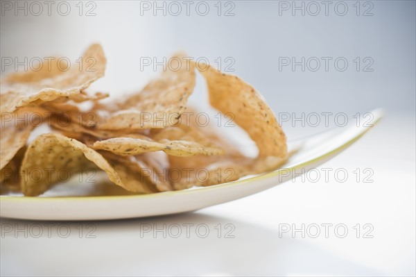 A plate of chips.