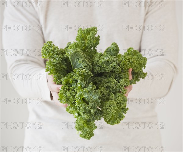 A bunch of kale.