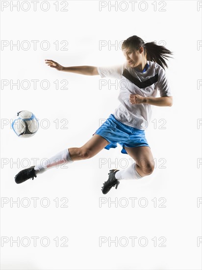 A soccer player