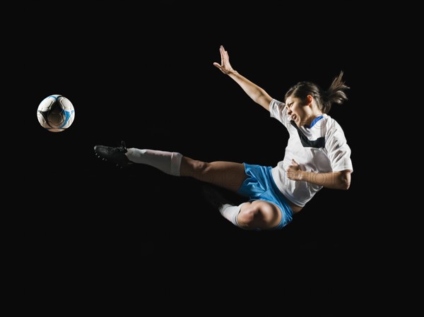 A soccer player