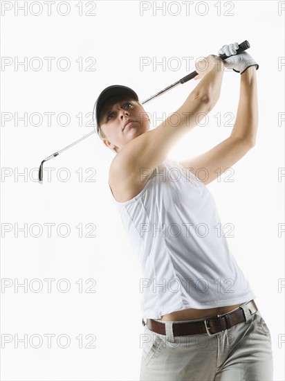 A golfer